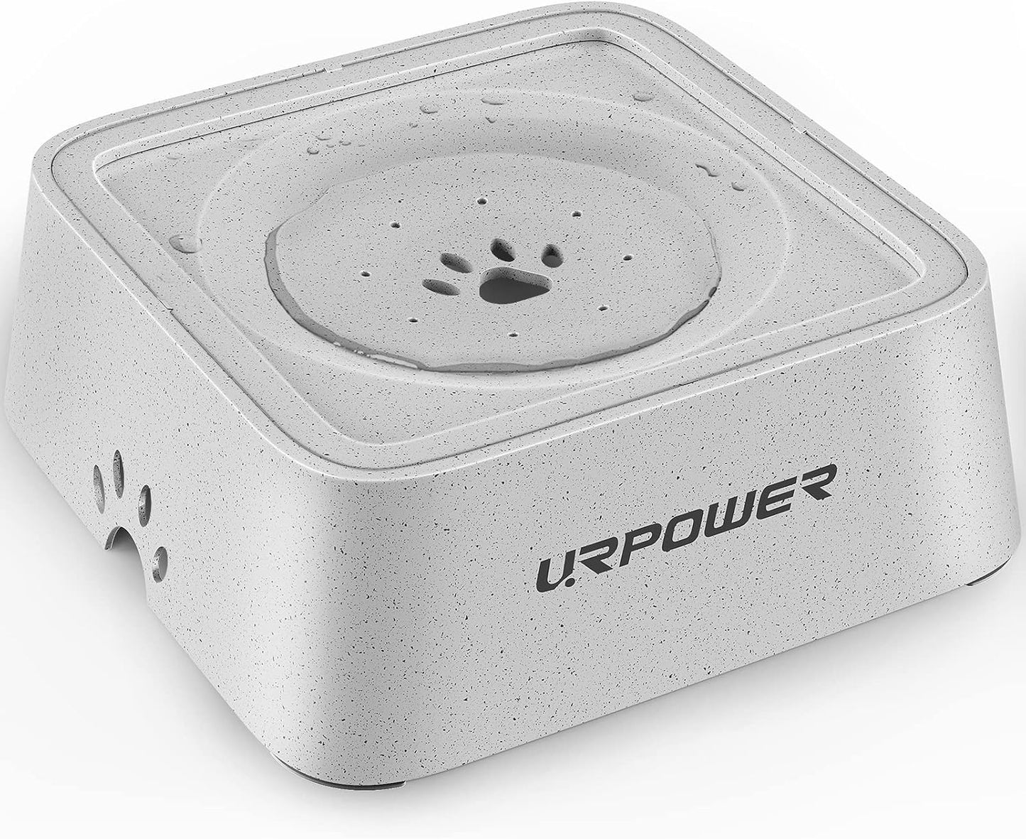 URPOWER 2.5L Dog Water Bowl 85Oz Large Capacity Dog Bowls No Spill Pet Water Dispenser for Messy Drinkers Splash Proof Slow Feeder Vehicle Carried Travel Bowl for Dogs, Cats &Pets